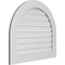 Ekena Millwork Round Top Surface Mount PVC Gable Vent: Functional, w/ 3-1/2"W x 1"P Standard Frame, 32"W x 28"H GVPRT32X2801SF - alternate 5